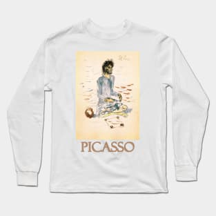 The Fool (1904) by Pablo Picasso Long Sleeve T-Shirt